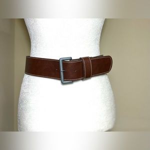 Belt walnut brown made in Hong Kong